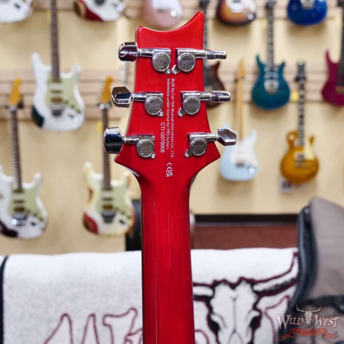 Paul Reed Smith PRS SE Custom 24-08 Charcoal Cherry Burst 7.80 LBS - Image 8