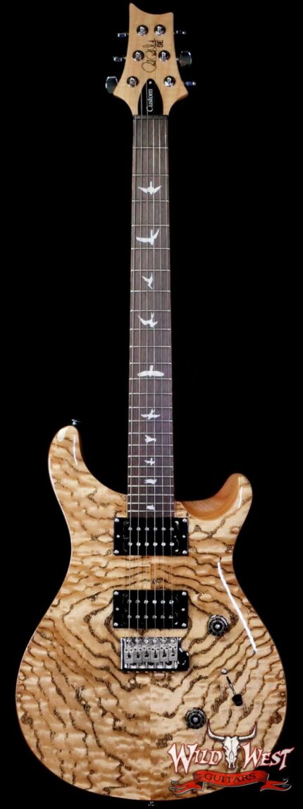 Paul Reed Smith PRS SE Series Custom 24 Burled Ash Burl Limited Edition Natural 7.65 LBS