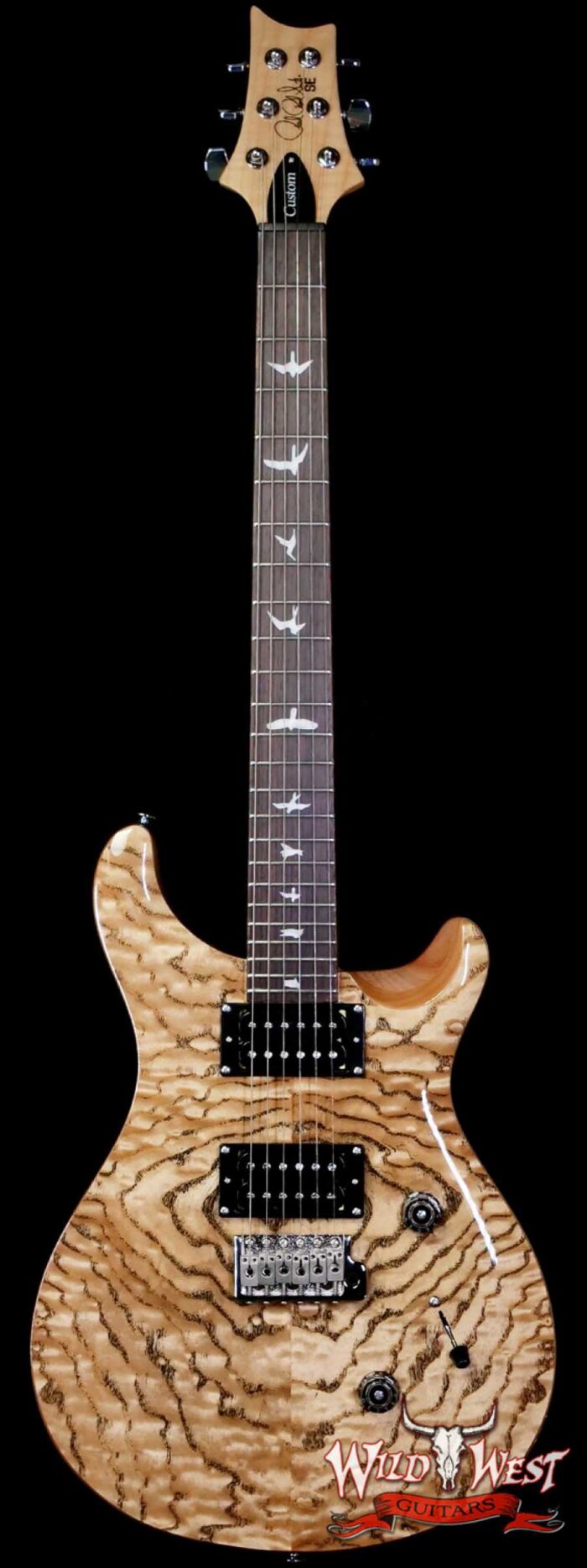 Paul Reed Smith PRS SE Series Custom 24 Burled Ash Burl Limited Edition Natural 7.65 LBS - Image 1