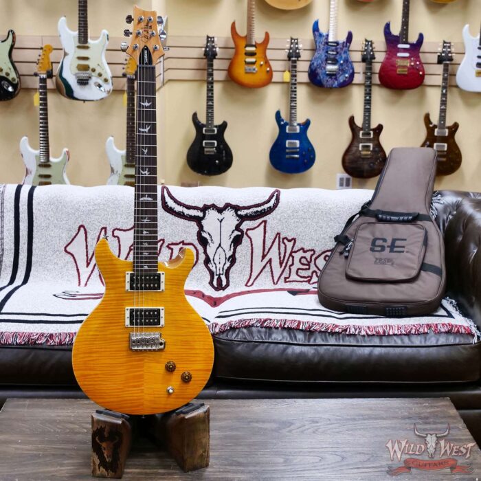 2025 Paul Reed Smith PRS SE Series SE Santana Rosewood Fingerboard Santana Yellow 7.15 lbs - Image 3