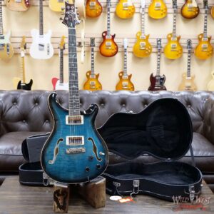 Paul Reed Smith PRS SE Hollowbody II Piezo Peacock Blue Burst - Image 5