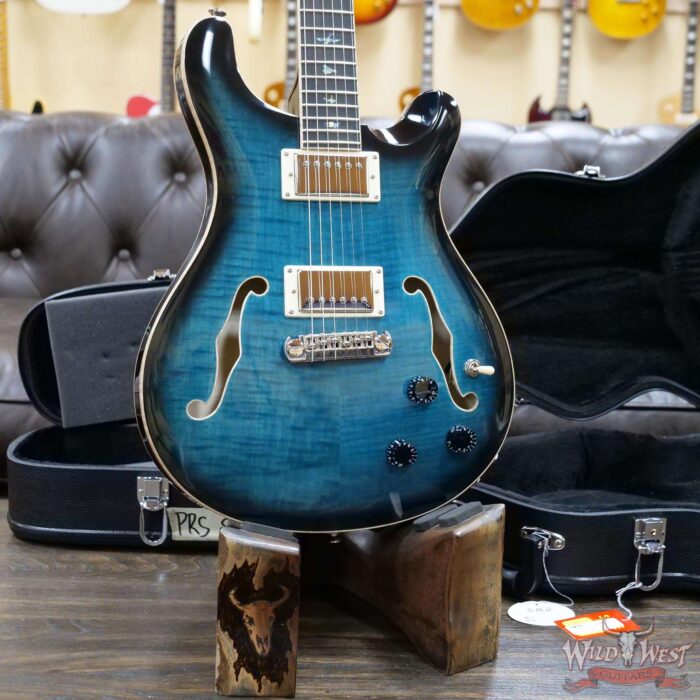 Paul Reed Smith PRS SE Hollowbody II Piezo Peacock Blue Burst - Image 7