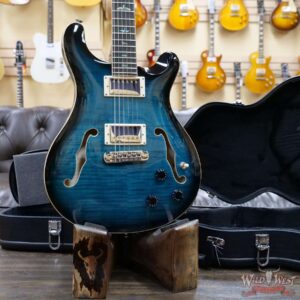 Paul Reed Smith PRS SE Hollowbody II Piezo Peacock Blue Burst - Image 7