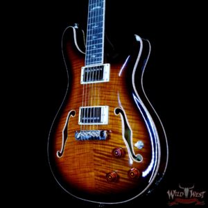 Paul Reed Smith PRS SE Hollowbody II Piezo Black Gold Burst F15945 - Image 2
