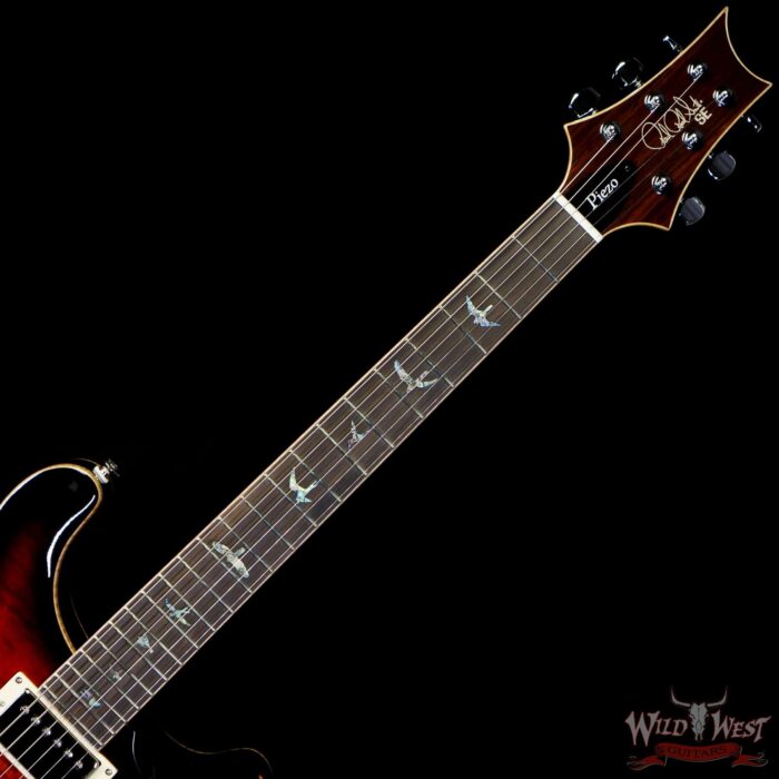 Paul Reed Smith PRS SE Hollowbody II Piezo Black Gold Burst F14592 - Image 4