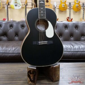 Paul Reed Smith PRS SE P20E Parlor-Sized Electric-Acoustic Guitar Black Top - Image 6