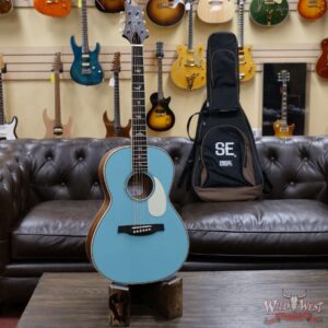 Paul Reed Smith PRS SE P20E Eletric-Acoustic Guitar Mahogany Ebony Fingerboard Powder Blue - Image 4