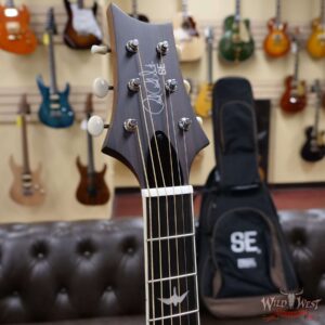 Paul Reed Smith PRS SE P20E Eletric-Acoustic Guitar Mahogany Ebony Fingerboard Powder Blue - Image 5