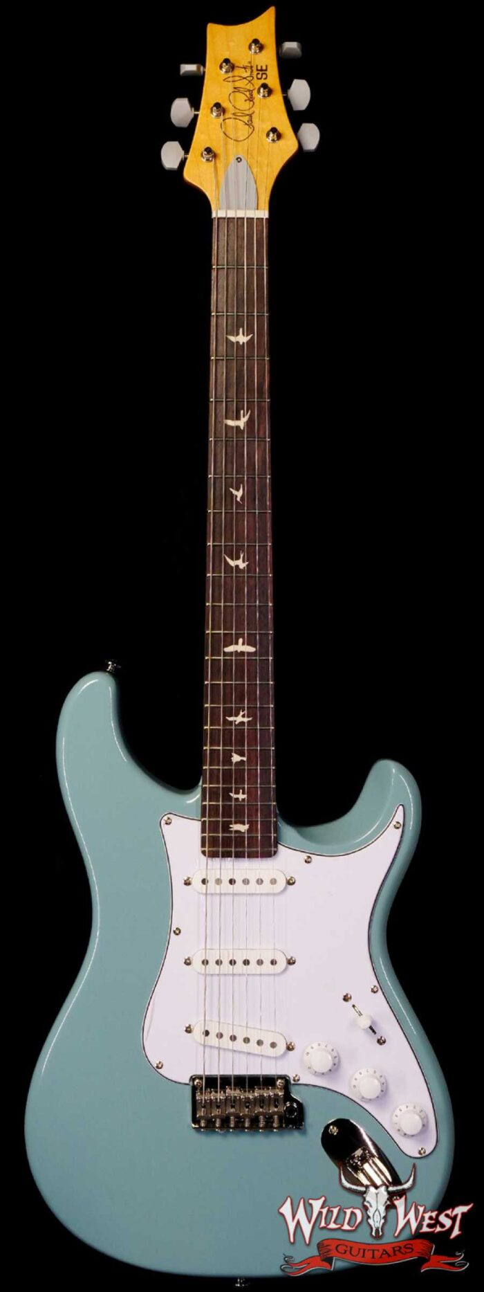 Paul Reed Smith PRS SE Silver Sky John Mayer Model Rosewood Fingerboard Stone Blue - Image 1