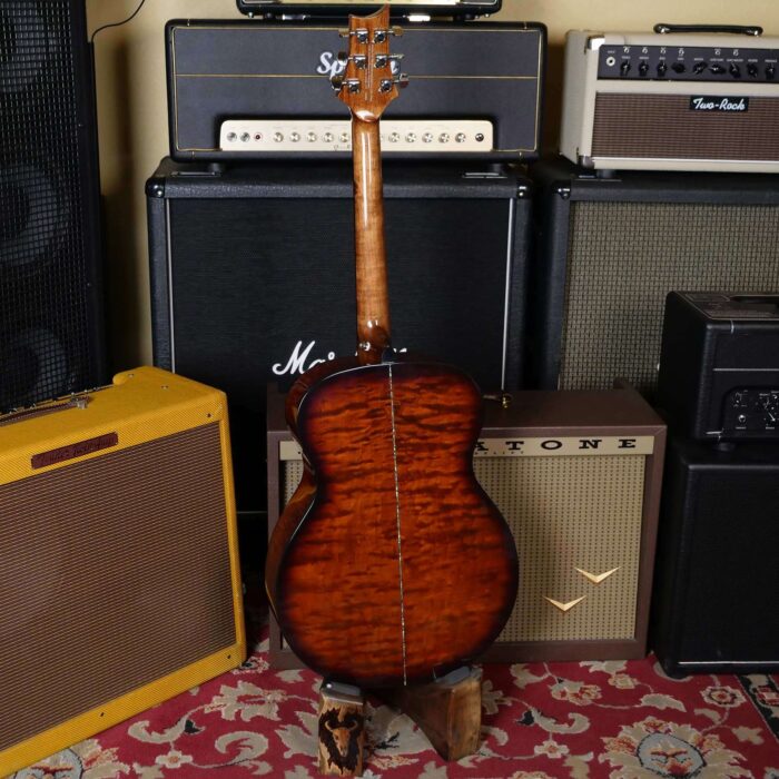 Paul Reed Smith PRS SE T55E Electric-Acoustic Guitar Quilted Maple Back and Side Black Gold Burst - Image 7
