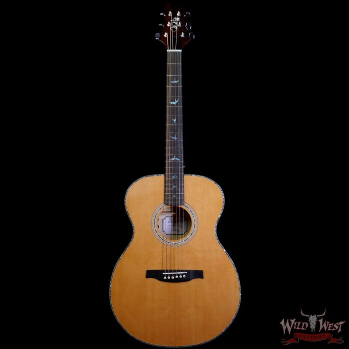 Paul Reed Smith PRS SE T55E Electric-Acoustic Guitar Quilted Maple Back and Side Black Gold Burst - Image 3