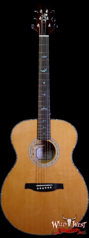 Paul Reed Smith PRS SE T55E Electric-Acoustic Guitar Quilted Maple Back and Side Black Gold Burst