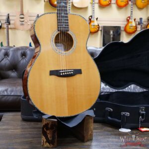Paul Reed Smith PRS SE T55E Electric-Acoustic Guitar Quilted Maple Back and Side Black Gold Burst - Image 7