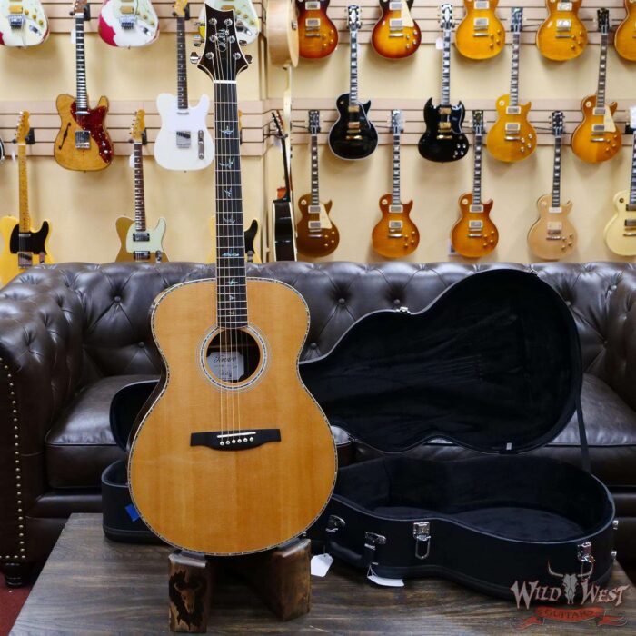 Paul Reed Smith PRS SE T60E Electric-Acoustic Solid Sitka Spruce with Ziricote Natural - Image 6