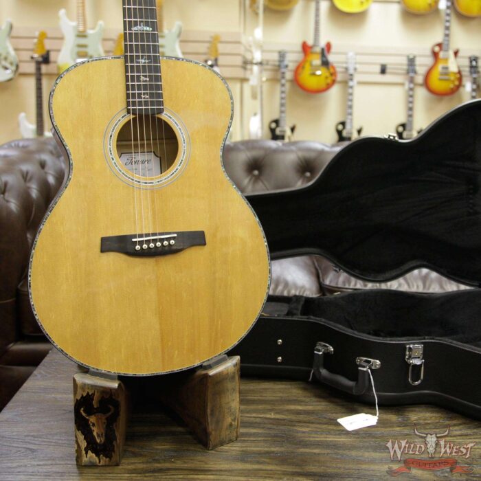 Paul Reed Smith PRS SE All-New 2018 Electric Acoustic T50E Ebony Fretboard Flame Maple Side & Back - Image 6