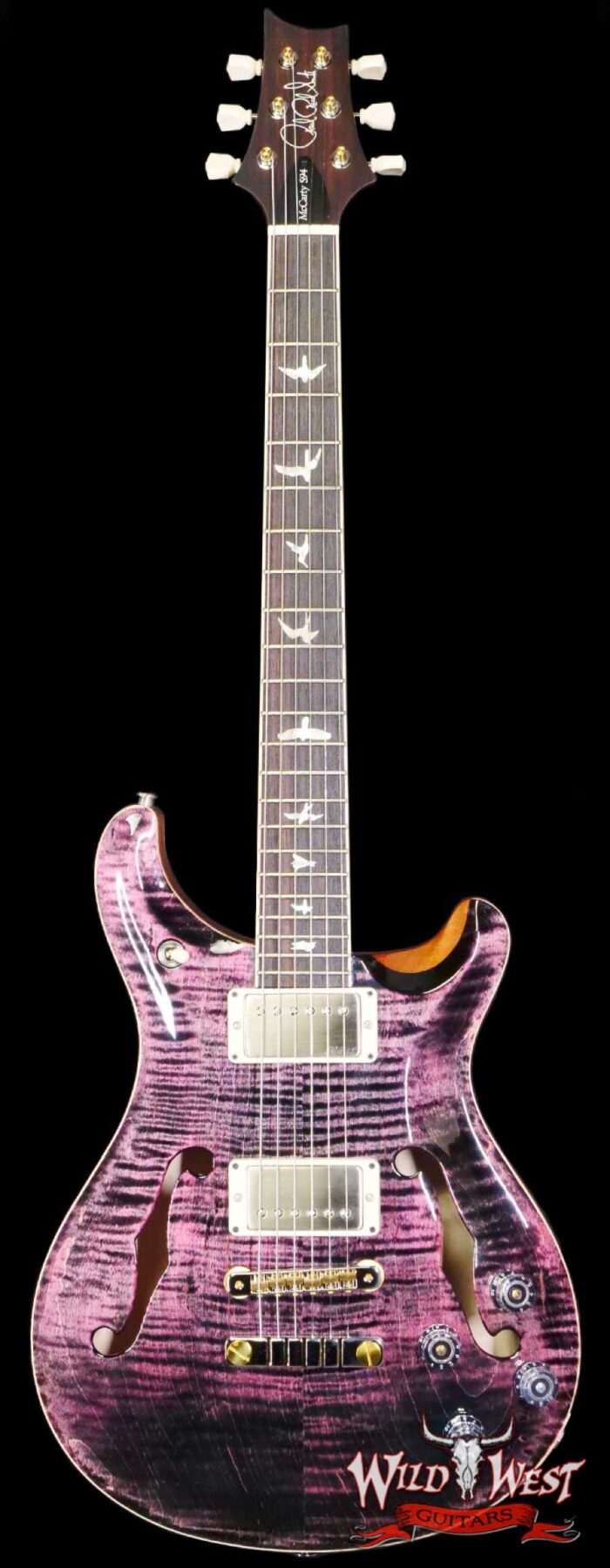Paul Reed Smith PRS Core Series McCarty 594 Hollowbody II HB2-594 Purple Iris 5.80 LBS - Image 1
