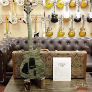 PRS Private Stock PS6907 John Mayer Super Eagle II Semi-Hollow Flame Maple Top and Neck Hemp Green - Image 15