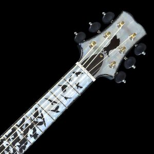 PRS Private Stock Acoustic Tonare Grand Green Nightshade Smoked Burst Maple, Back and Neck - Image 10
