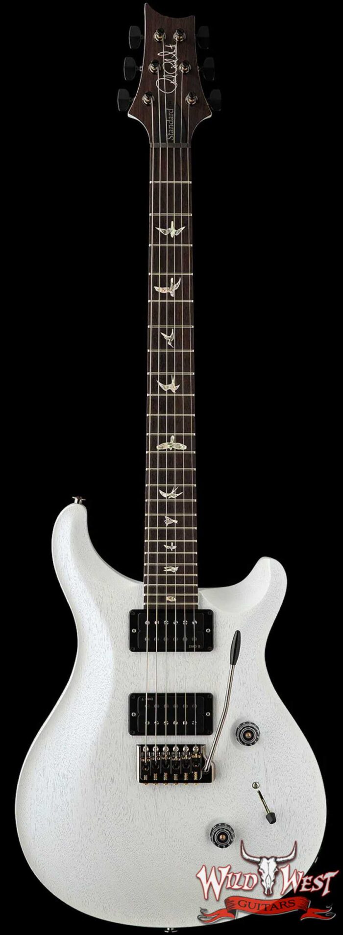 2025 Paul Reed Smith PRS Core Series Standard 24 Satin Mahogany Body & Neck Rosewood Fingerboard Pearl White 7.00 lbs - Image 1