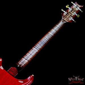 PRS Wood Library Flame 10 Top Hollowbody I Piezo HB1 Brazilian Rosewood Board Charcoal Cherry Burst - Image 11