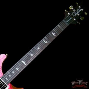 2018 PRS Wood Library 10 Top Hollowbody I Piezo HB1 Flame Top & Neck Brazilian Rosewood Board Bonnie Pink - Image 9