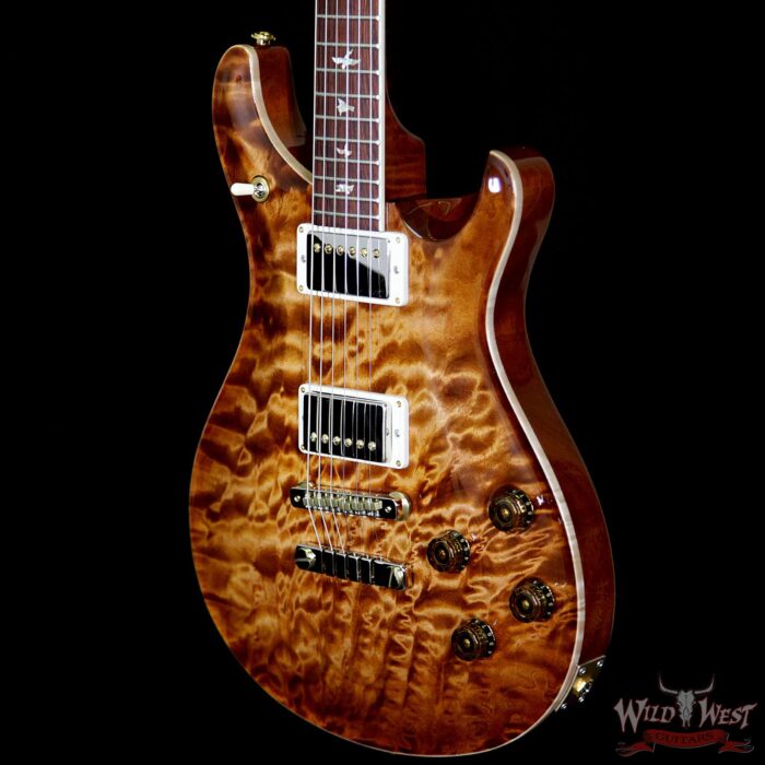 PRS Wood Library 10 Top 1-Piece Quilt Top McCarty 594 Flame Maple Neck Cocobolo Board Copperhead - Image 2