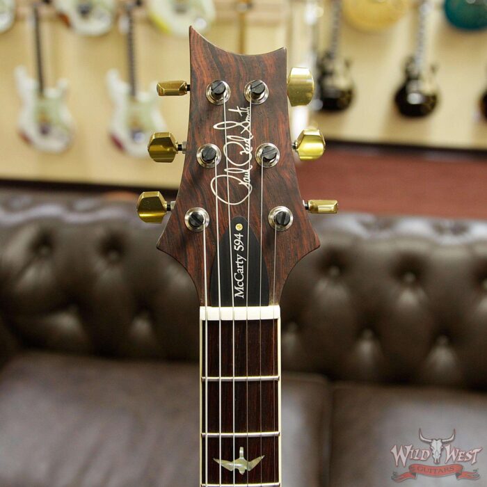 PRS Wood Library 10 Top 1-Piece Quilt Top McCarty 594 Flame Maple Neck Cocobolo Board Copperhead - Image 8