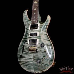 Paul Reed Smith PRS Wood Library 10 Top Special 22 Semi-Hollow Flame Maple Neck Brazilian Rosewood Fingerboard Trampas Green 7.15 LBS (US Only / No International Shipping) - Image 2