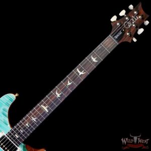 Paul Reed Smith PRS Wood Library 10 Top Special 22 Semi-Hollow Flame Maple Neck Brazilian Rosewood Fingerboard Blue Fade 6.95 LBS (US Only / No International Shipping) - Image 4