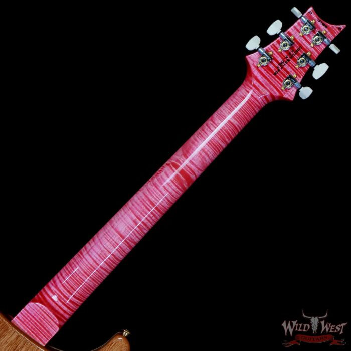 Paul Reed Smith PRS Wood Library 10 Top Special 22 Semi-Hollow Flame Maple Neck Brazilian Rosewood Fingerboard Bonnie Pink 7.30 LBS (US Only / No International Shipping) - Image 5