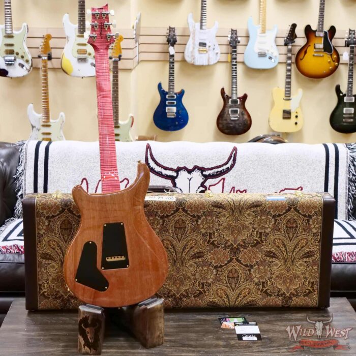 Paul Reed Smith PRS Wood Library 10 Top Special 22 Semi-Hollow Flame Maple Neck Brazilian Rosewood Fingerboard Bonnie Pink 7.30 LBS (US Only / No International Shipping) - Image 9