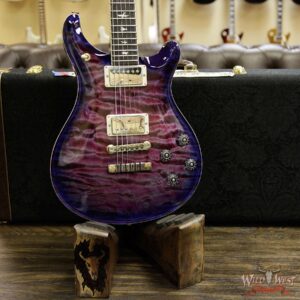 PRS Wood Library Artist Package McCarty 594 One Piece Quilt Top Brazilian Rosewood Violet Blue Burst - Image 13