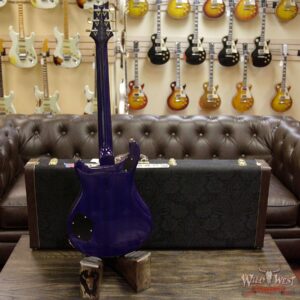 PRS Wood Library Artist Package McCarty 594 One Piece Quilt Top Brazilian Rosewood Violet Blue Burst - Image 14