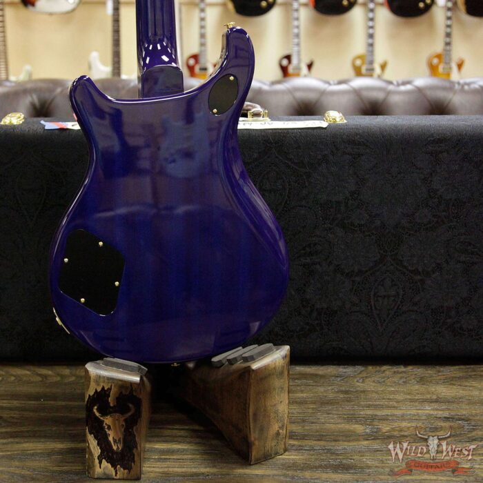 PRS Wood Library Artist Package McCarty 594 One Piece Quilt Top Brazilian Rosewood Violet Blue Burst - Image 15