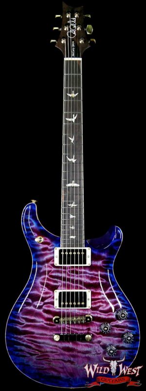 PRS Wood Library Artist Package McCarty 594 One Piece Quilt Top Brazilian Rosewood Violet Blue Burst