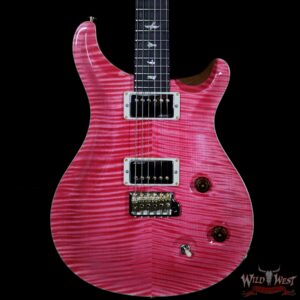 PRS Wood Library Artist Package Custom 22 Flame Maple Top Brazilian Rosewood Board Bonnie Pink - Image 3