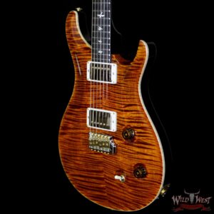 Paul Reed Smith PRS Wood Library Artist Package Custom 22 Flame Maple Top Brazilian Rosewood Board Yellow Tiger - Image 2