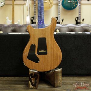 PRS Wood Library Artist Package Custom 24 Fatback Flame Top Neck African Blackwood Board Faded Blue Jean - Image 14