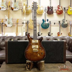 PRS Wood Library Artist Package Custom 24 Fatback Flame Neck Brazilian Rosewood Board Black Gold Burst - Image 13