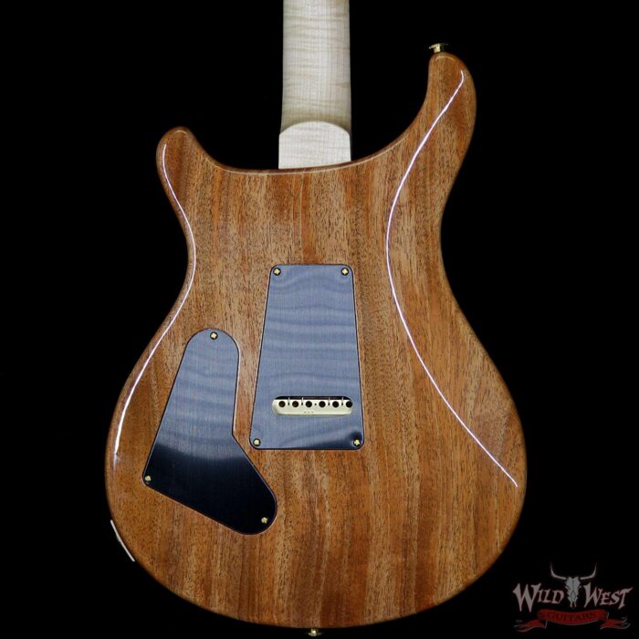 PRS Wood Library Artist Package Custom 24 Fatback Flame Maple Neck African Blackwood Board Blue Fade - Image 7