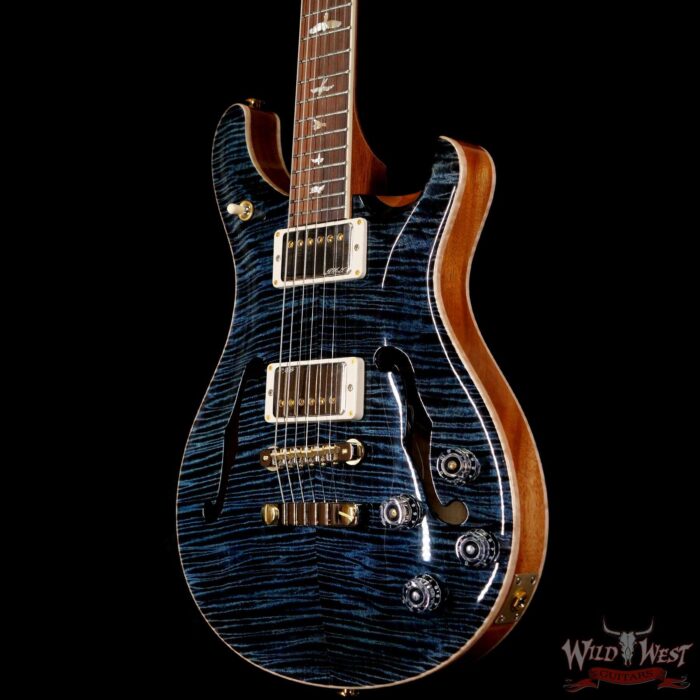 PRS Wood Library Artist Package McCarty 594 Hollowbody II Brazilian Rosewood Board Slate Blue - Image 2