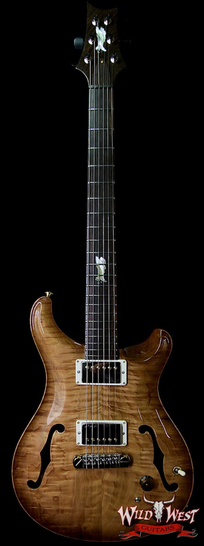 2018 PRS Private Stock 7155 Hollowbody I Piezo HBI Figured Cedar Top Brazilian Rosewood Fretboard Natural - Image 1