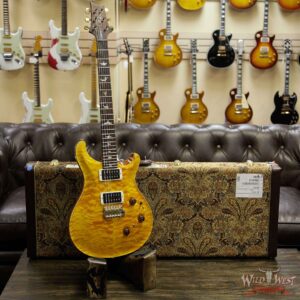 PRS Wood Library Artist Package Quilt Top Custom 24 Piezo P24 Brazilian Rosewood Board Santana Yellow - Image 11
