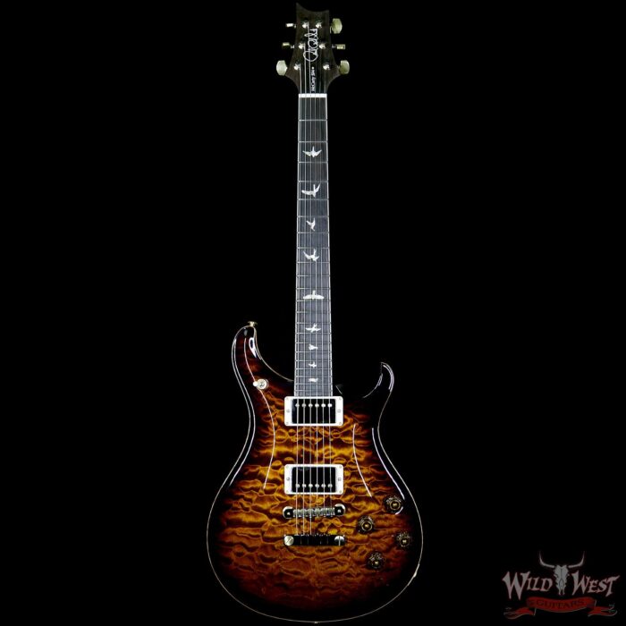 PRS Wood Library Artist Package McCarty 594 Quilt Maple Top Brazilian Rosewood Fretboard Black Gold Burst - Image 5
