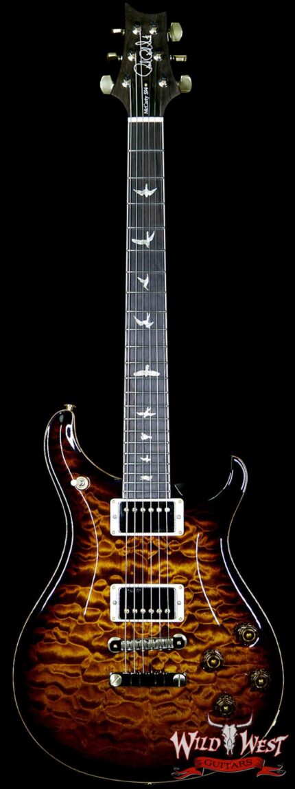 PRS Wood Library Artist Package McCarty 594 Quilt Maple Top Brazilian Rosewood Fretboard Black Gold Burst