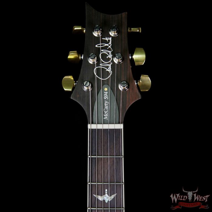 PRS Wood Library Artist Package McCarty 594 1-Piece Quilted Maple Top Brazilian Rosewood Fretboard River Blue Smokeburst - Image 8