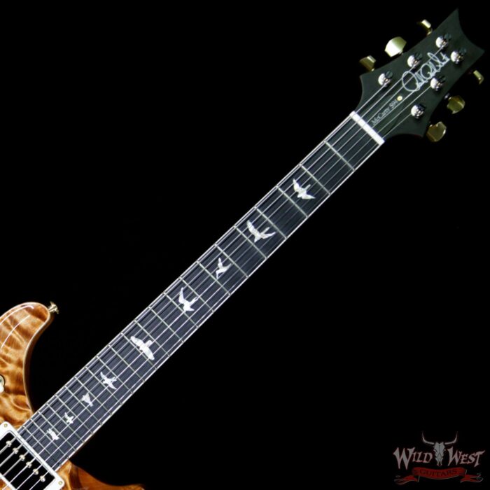 2018 Paul Redd Smith PRS Wood Library Artist Package McCarty 594 Quilt Maple Top Ebony Board Copperhead - Image 9