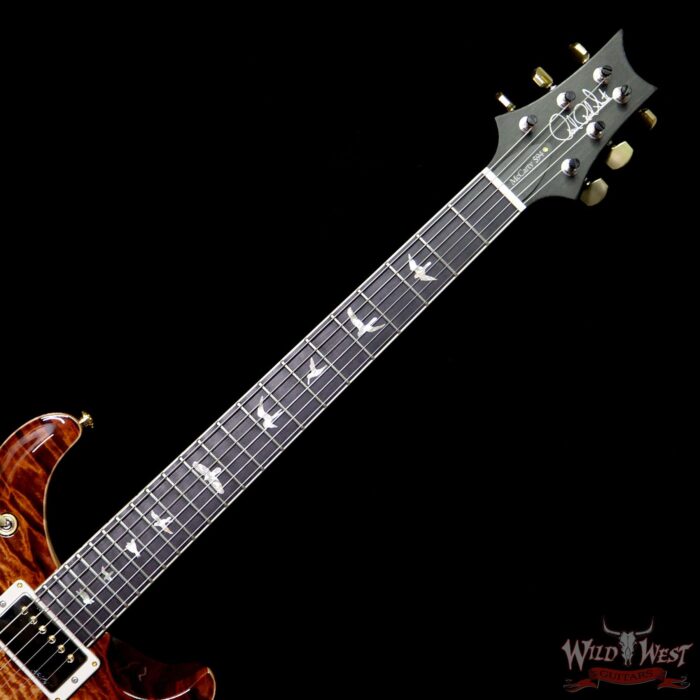 PRS Wood Library Artist Package McCarty 594 1-Piece Quilt Maple Top Ebony Board Copperhead Burst - Image 9