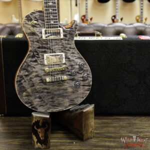 PRS Wood Library Artist Package McCarty Singlecut SC594 One Piece Quilt Top Ebony Fretboard Charcoal - Image 13
