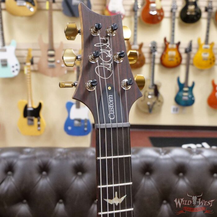 Paul Reed Smith Wood Library 10 Top Swamp Ash Custom 24 Roasted Maple Neck Cocobolo Board Violet Blue Burst - Image 7